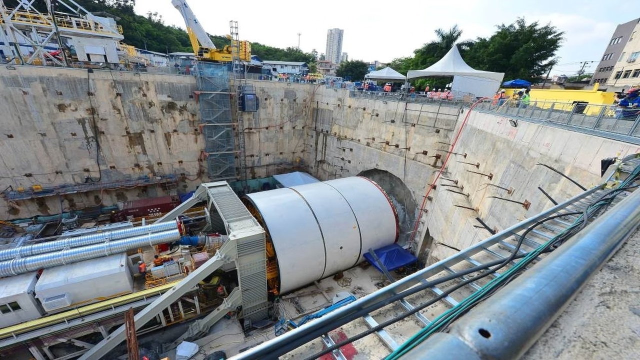 Linha 2-Verde; Metrô, São Paulo; Obra.