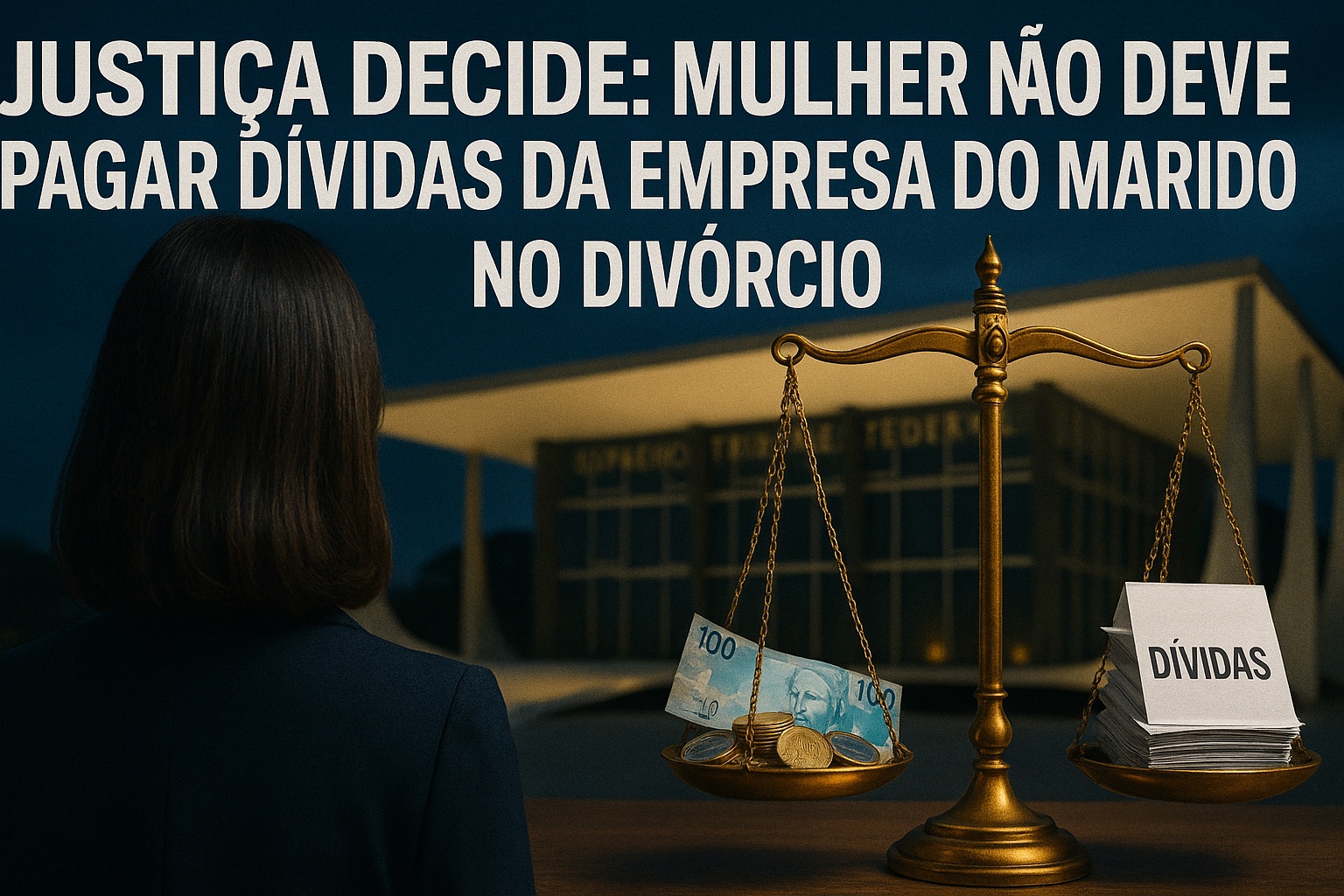 Justiça decide: mulher não deve pagar dívidas da empresa do marido no divórcio, e decisão abre precedente que pode mudar partilhas milionárias no Brasil