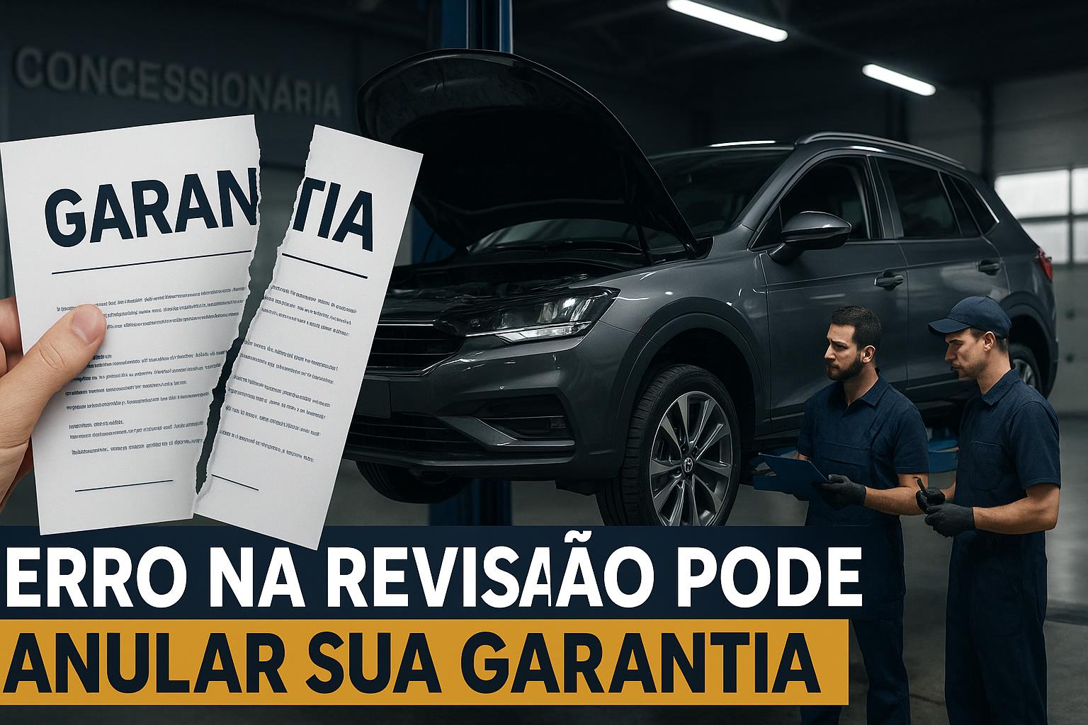 Revisão obrigatória: entenda quando erros em concessionárias ou oficinas podem anular a garantia do carro e deixar você sem cobertura de fábrica
