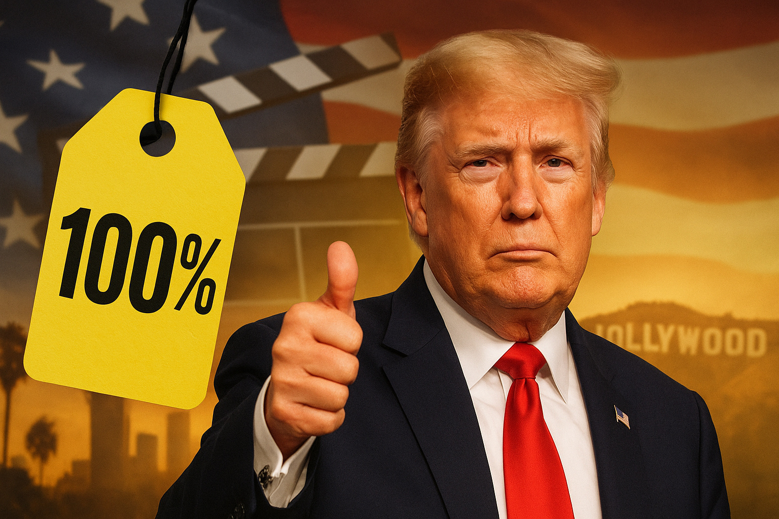 Trump anuncia tarifas de 100% sobre filmes estrangeiros e promete mudar indústria nos EUA