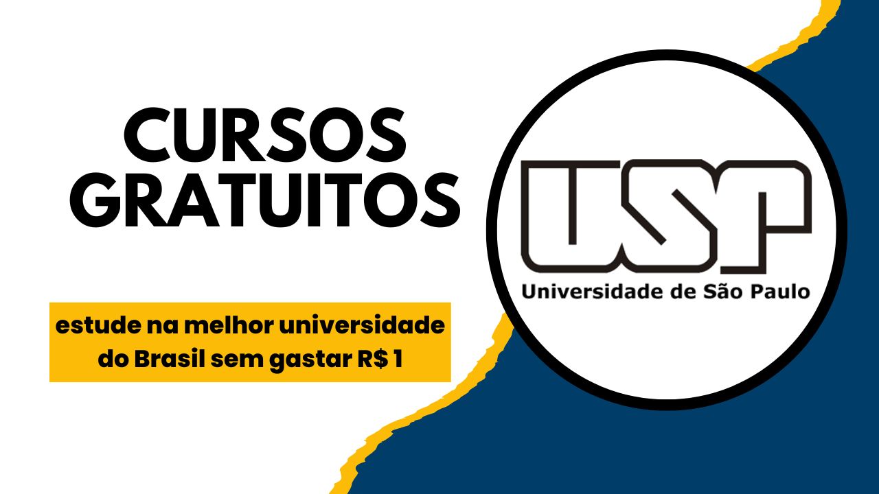 A USP oferece vagas em cursos gratuitos em diversas áreas como Inteligência Artificial, Análise de Imagem Digital, Estimulação Cognitiva para Idosos e Soft Power. Inscrições abertas para aprimorar sua carreira!