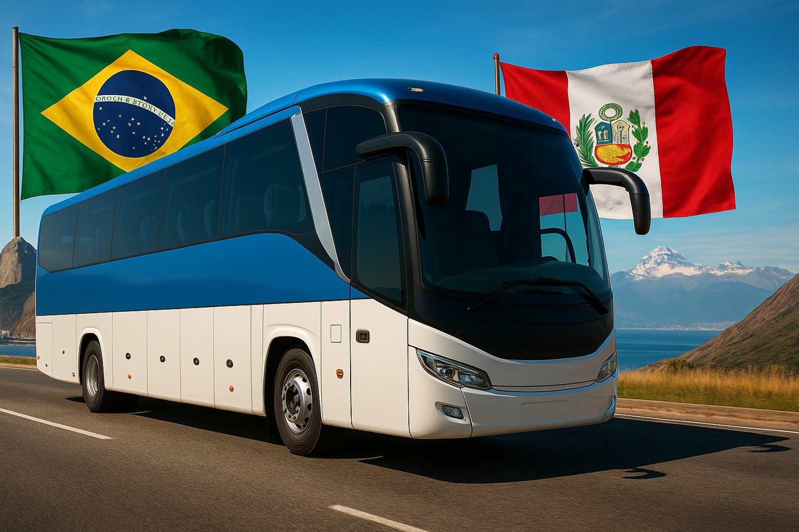 Descubra a viagem de ônibus mais longa do mundo: 6.500 km entre Rio e Lima, 5 dias e meio, 3 países, Andes e passagens a partir de R$ 1.000.