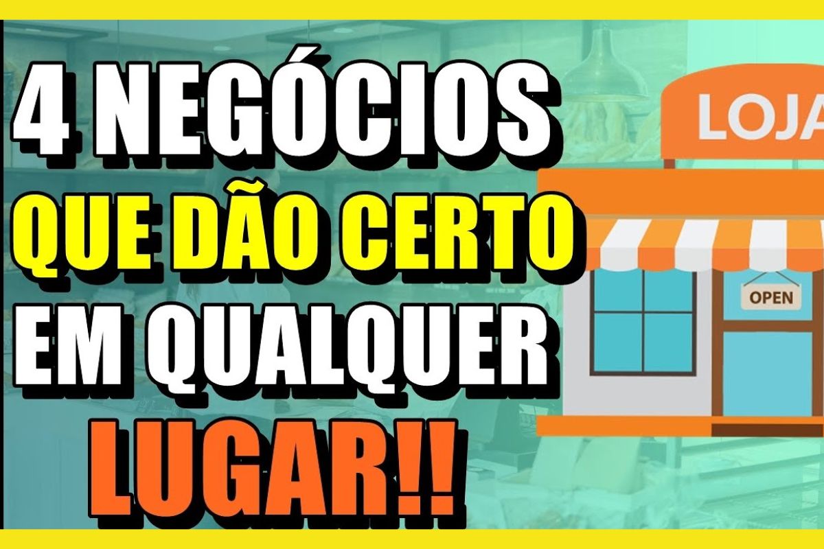 Descubra 4 negócios que dão certo em qualquer lugar, com baixo investimento, ideias lucrativas e caminhos reais para empreender com segurança.