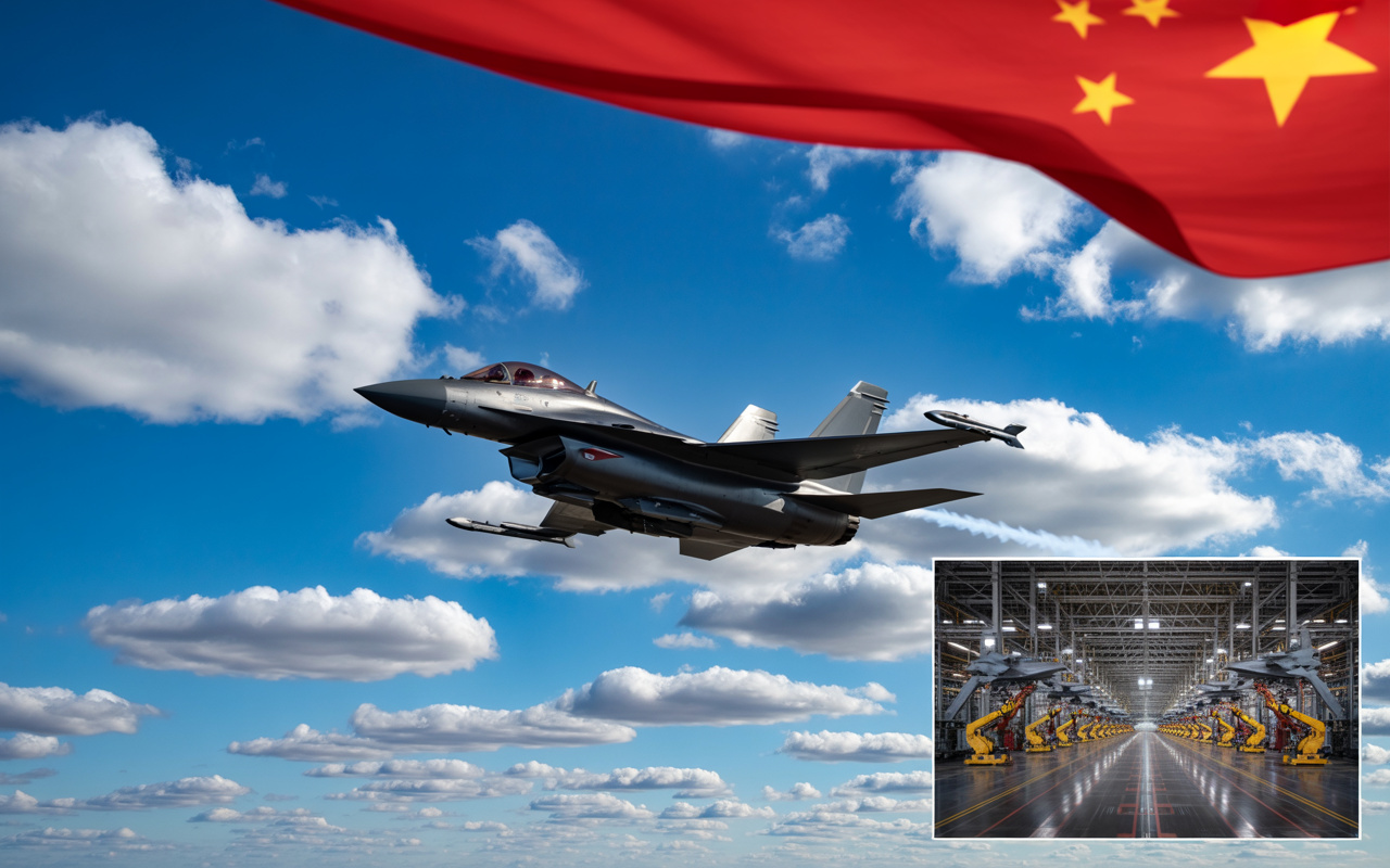 Engenheiro da AVIC diz que o futuro da China já começou: "em breve fabricaremos caças como fabricamos celulares", em linha de produção automatizada e com lA integrada