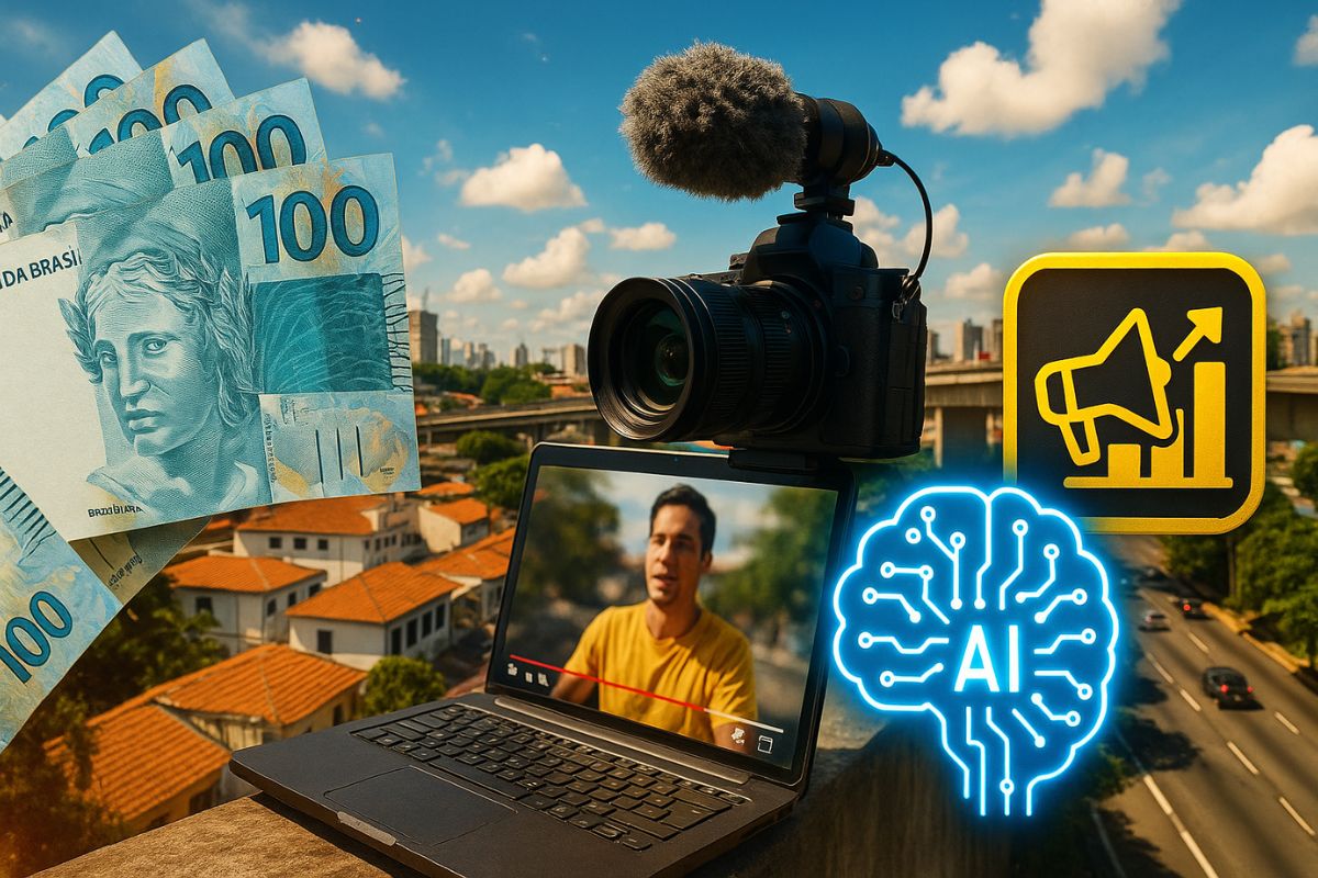Descubra como participar da revolução da renda online com vídeos, IA, YouTube e marketing digital. Quatro formas reais e testadas de ganhar dinheiro de casa, criar autoridade e transformar seu tempo em lucro sustentável.
