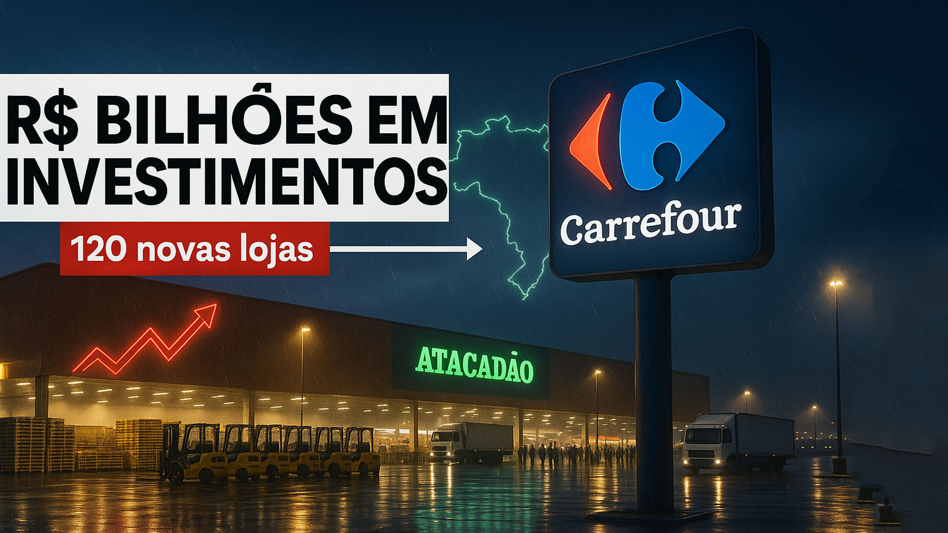 Após expressar alívio ao sair da Bolsa Brasileira, Carrefour surpreende com anúncio de 8 bilhões em investimento e previsão de 120 novas lojas no Brasil