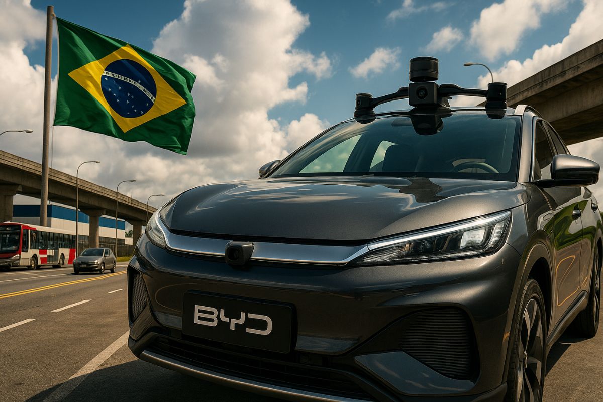 A BYD anuncia centro de pesquisa no Rio de Janeiro para desenvolver carros autônomos que dispensam motoristas humanos e fortalecem sua expansão.