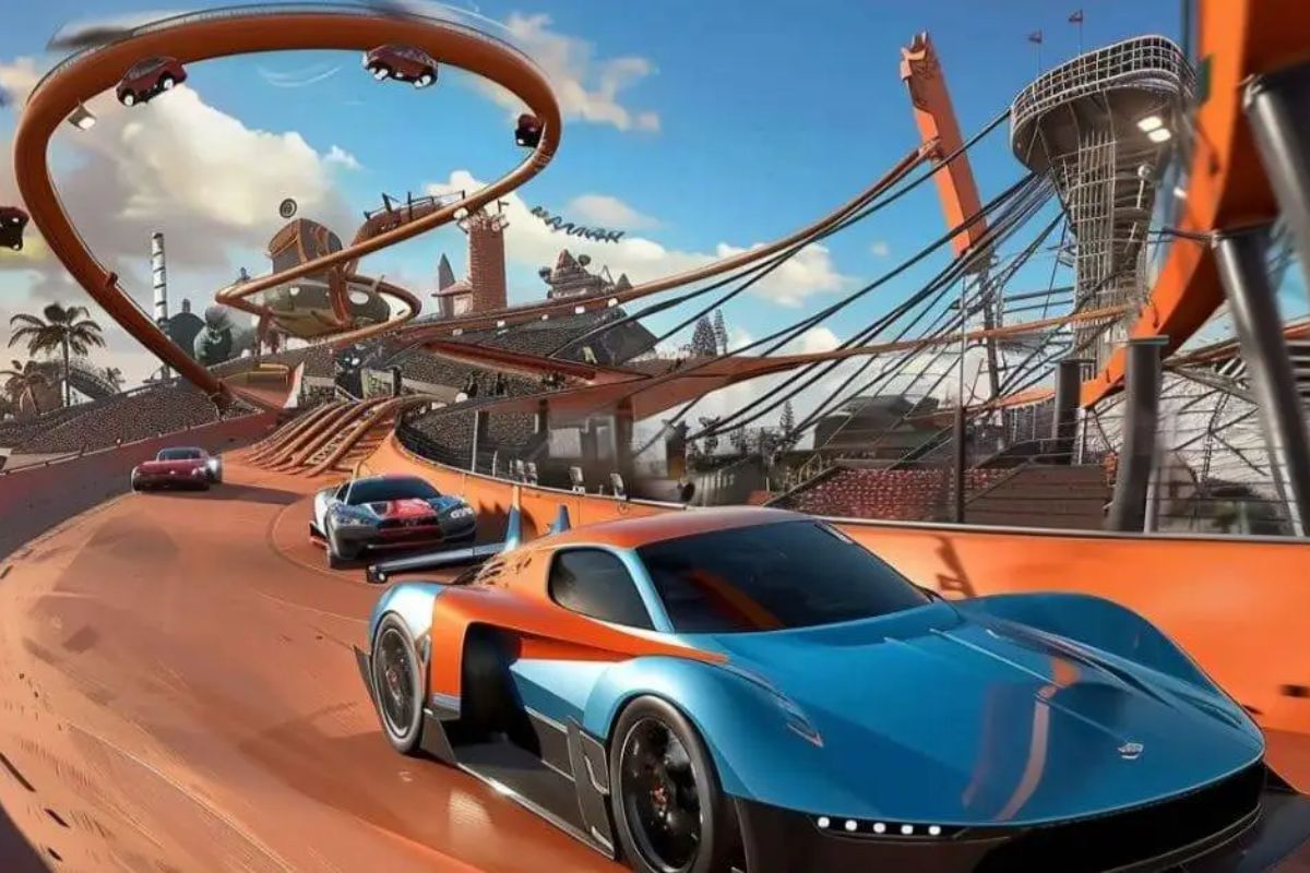 O Beto Carrero World apresenta o Hot Wheels Turbo Drive, atração para crianças e adultos com carros reais e trilhos iluminados.