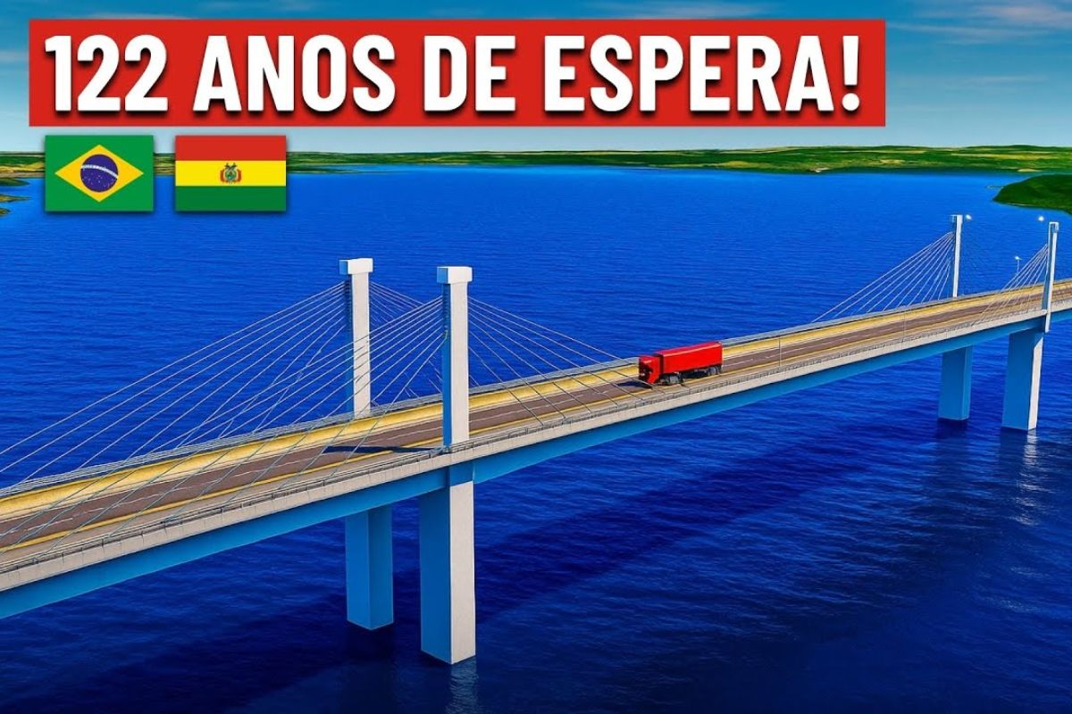 A ponte entre Brasil e Bolívia avança após 122 anos e promete impulsionar a integração sul-americana, abrir rota para a Ásia, fortalecer o corredor logístico e expandir o comércio internacional.