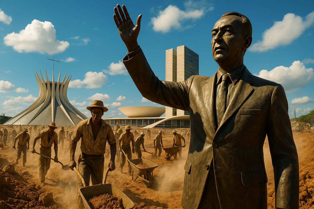 Brasília nasceu em 41 meses com candangos, ganhou obras de Oscar Niemeyer, foi guiada pelo Plano Piloto e reconhecida como Patrimônio da Humanidade.