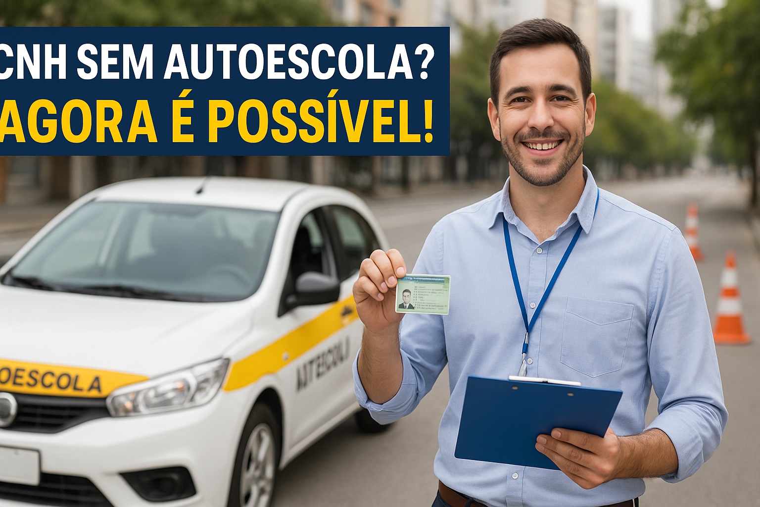 CNH sem autoescola: Governo divulga passo a passo de como virar instrutor autônomo e faturar até R$ 8 mil por mês, confira!