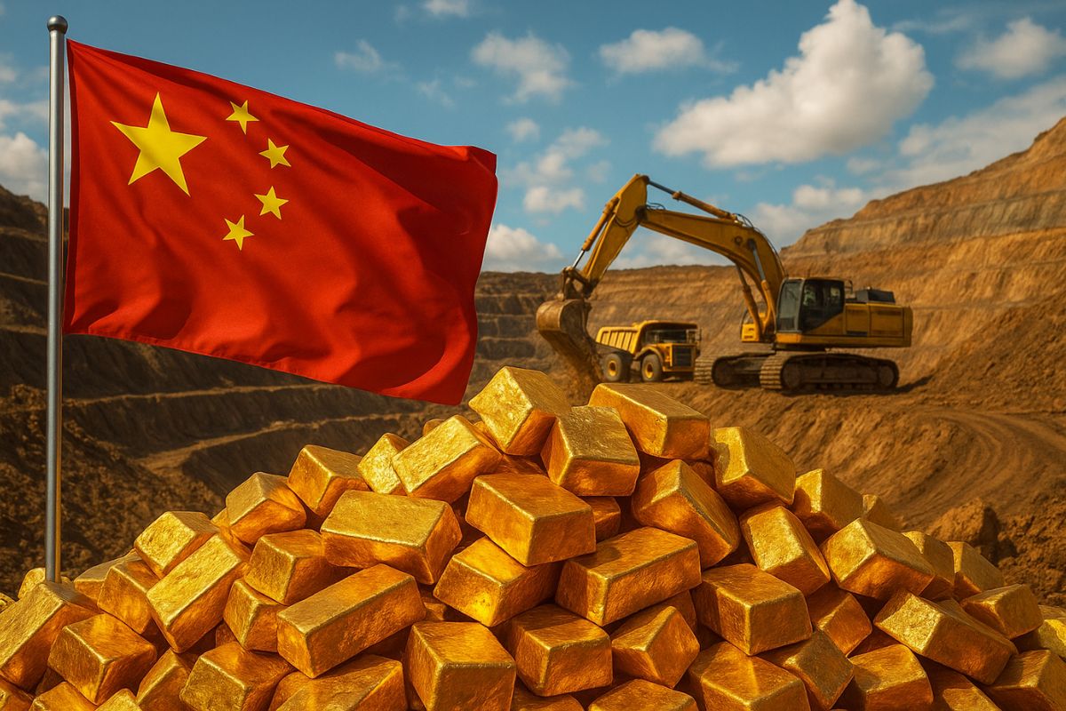 A China descobriu em Wangu um depósito de ouro avaliado em bilhões, marco da mineração moderna que pode mudar o equilíbrio global do metal.