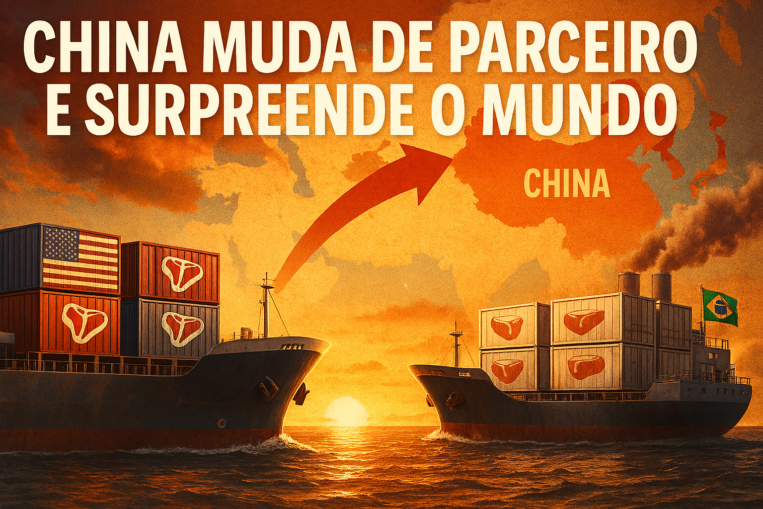 Antes das tarifas, a China comprava a maior parte de sua carne bovina dos EUA; depois das sanções comerciais, outro país surpreendeu o mundo e assumiu o posto de principal fornecedor