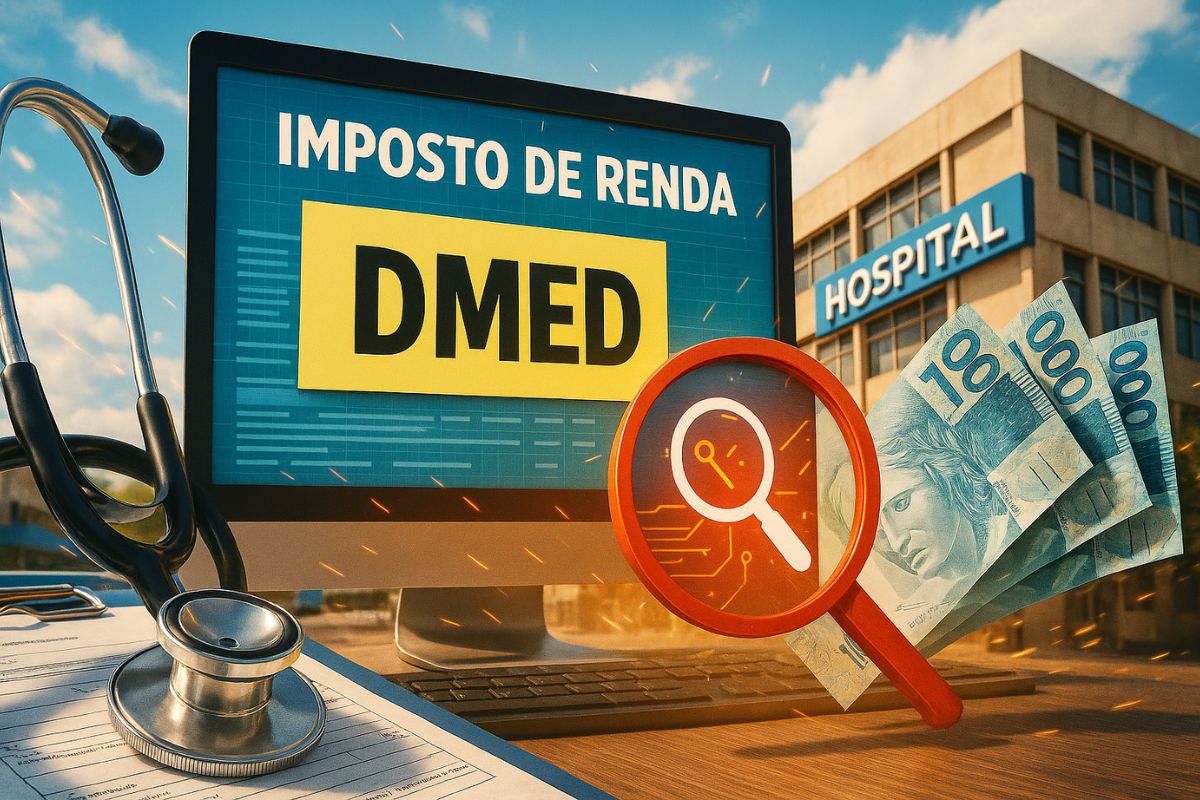 A Receita Federal cruza automaticamente as despesas médicas da sua declaração do Imposto de Renda com a DMED, reduzindo erros e evitando cair na malha fina.