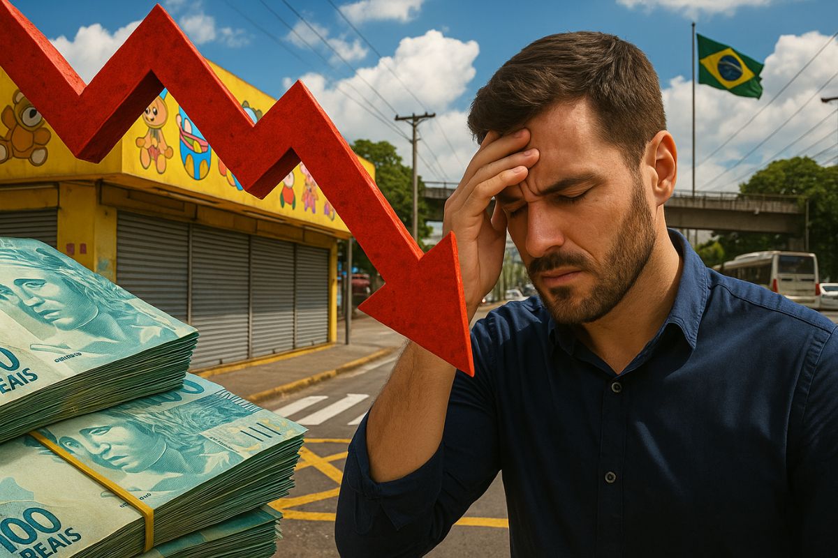 O varejo enfrenta queda nas vendas: consumidor endividado, crédito caro e confiança baixa freiam o consumo e ampliam os riscos econômicos.