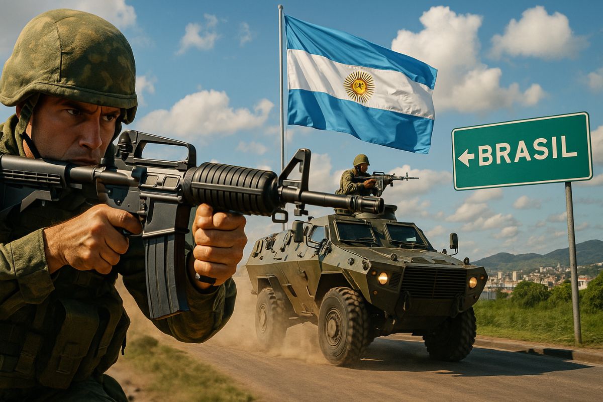 A Argentina intensifica a segurança e desloca tropas militares para a fronteira com o Brasil após a operação no Rio de Janeiro contra o Comando Vermelho, ampliando o alerta regional.
