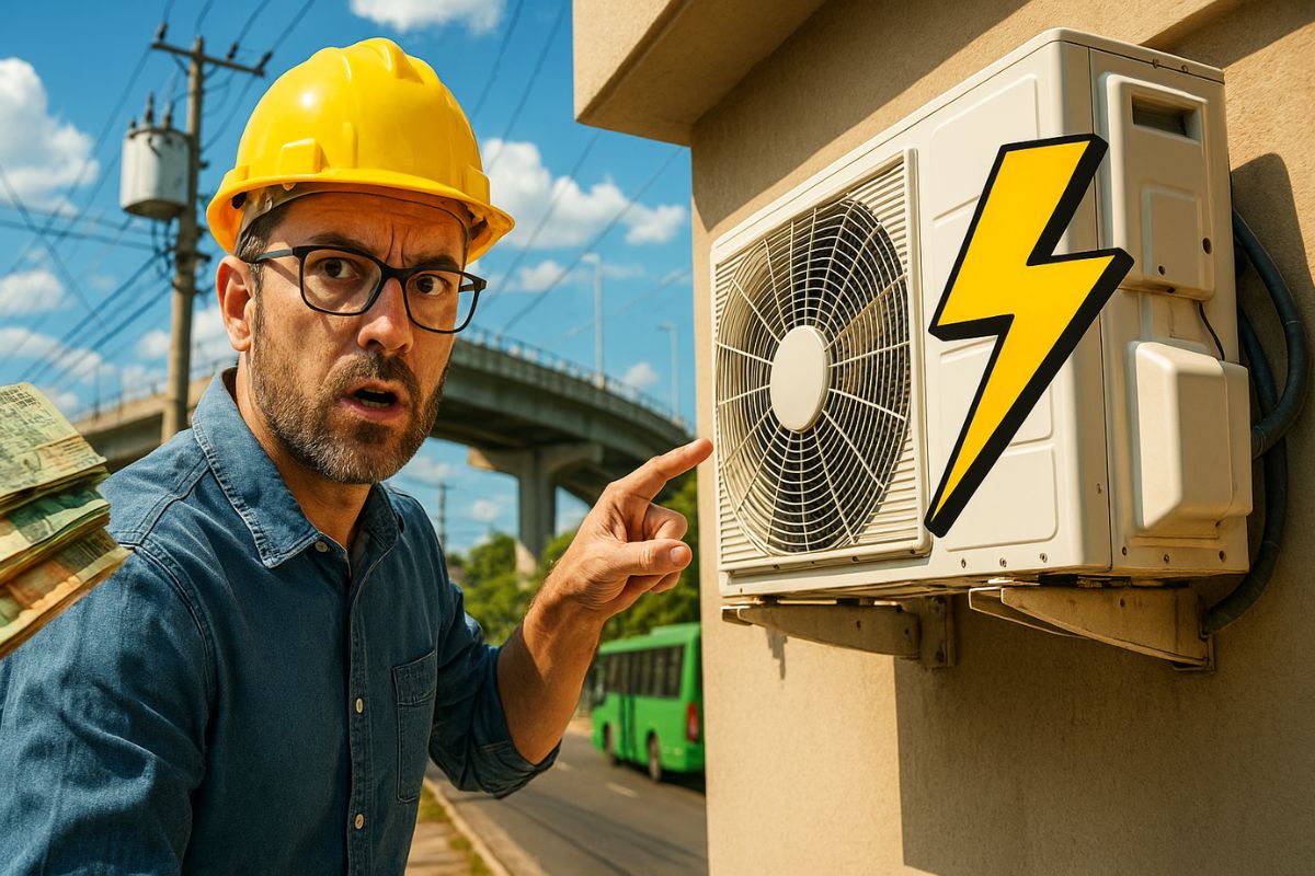 O engenheiro explica como o ar-condicionado eleva o consumo de energia e o valor da conta, e ensina hábitos simples para reduzir o desperdício em casa.