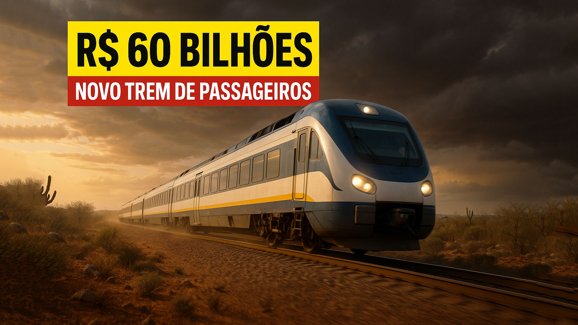 Estudo do governo agita o debate ao propor R$ 60 bilhões para construção de ferrovias para transporte de passageiros no Nordeste