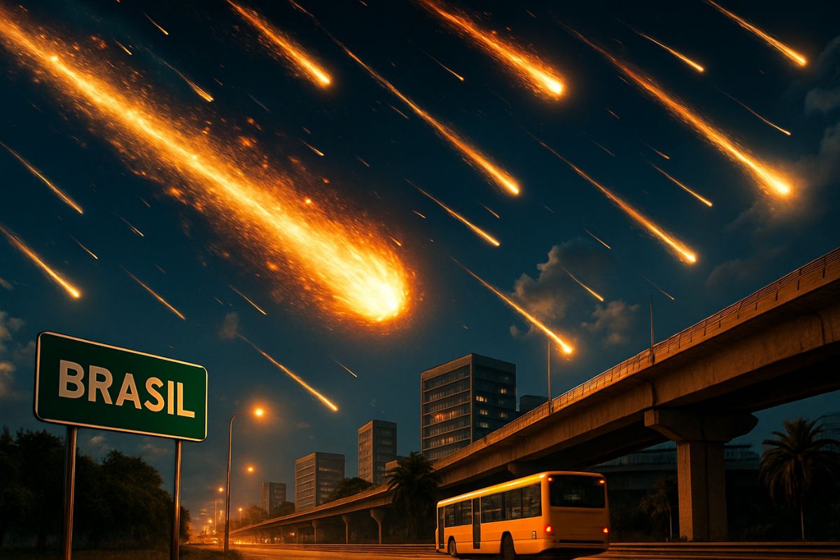 Orionídeas atingem pico nesta madrugada: NASA explica como os fragmentos do cometa Halley criam rastros luminosos visíveis a olho nu em todo o país