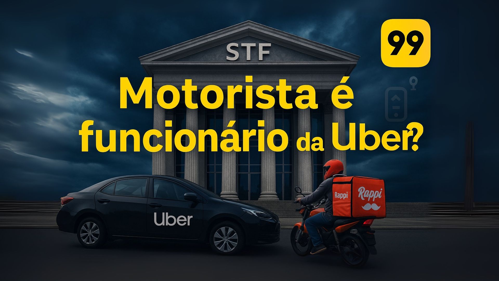 STF inicia julgamento sobre vínculo trabalhista em aplicativos. PGR defende livre iniciativa e 10 mil processos aguardam decisão.