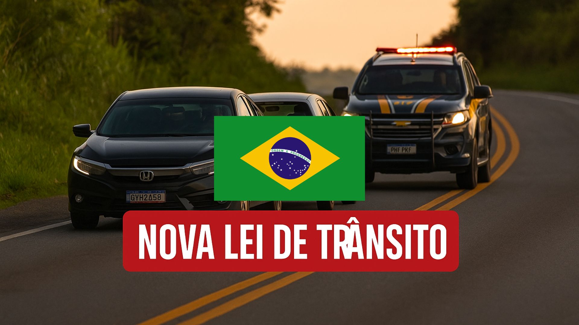 Nova lei de trânsito prevê multa de R$ 2.934,70, suspensão da CNH por até 24 meses e restrição em rodovias para ultrapassagens perigosas.