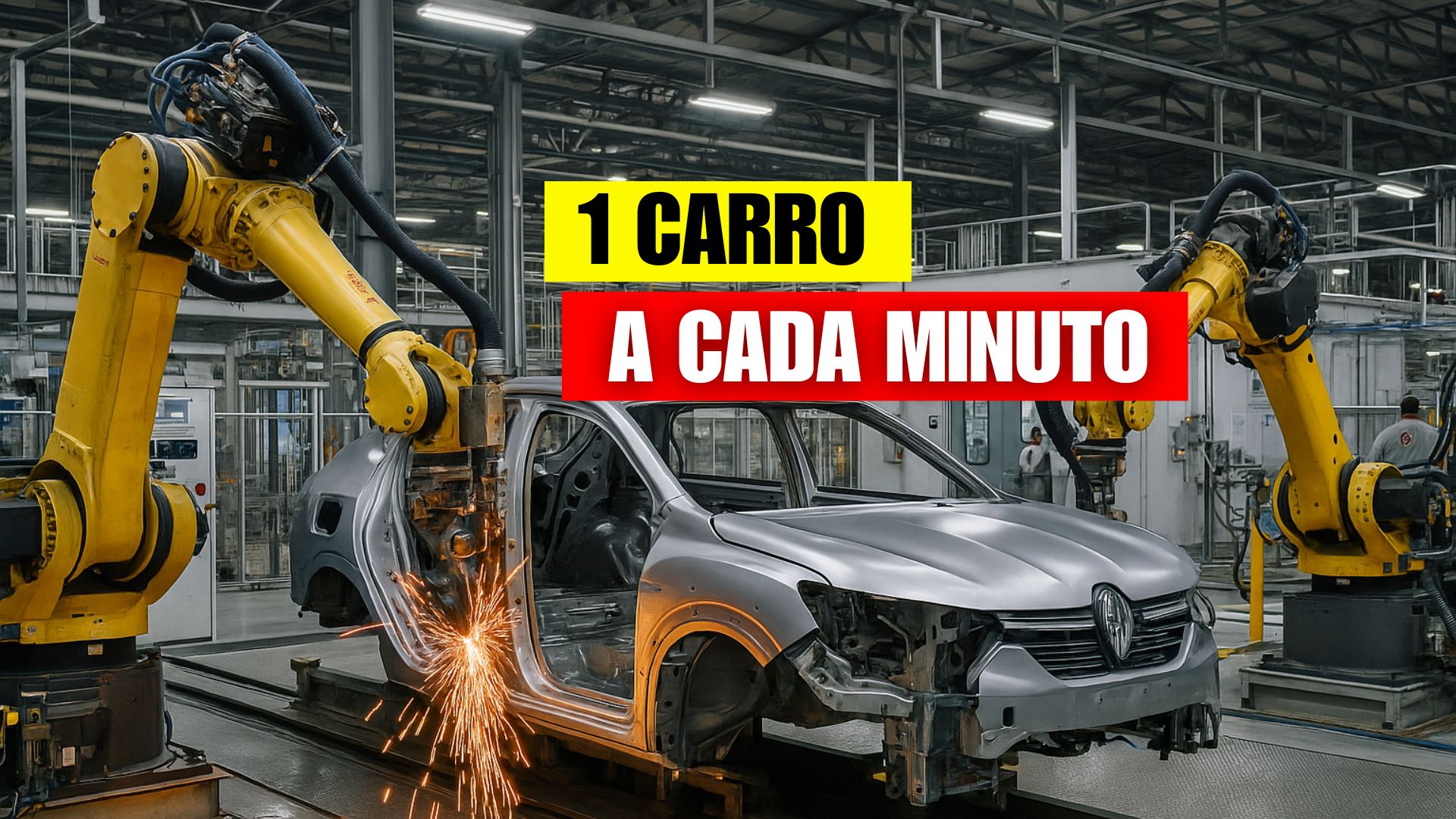 Renault moderniza fábrica no Paraná com robôs chineses e alta automação, elevando o ritmo de produção e tecnologia industrial.