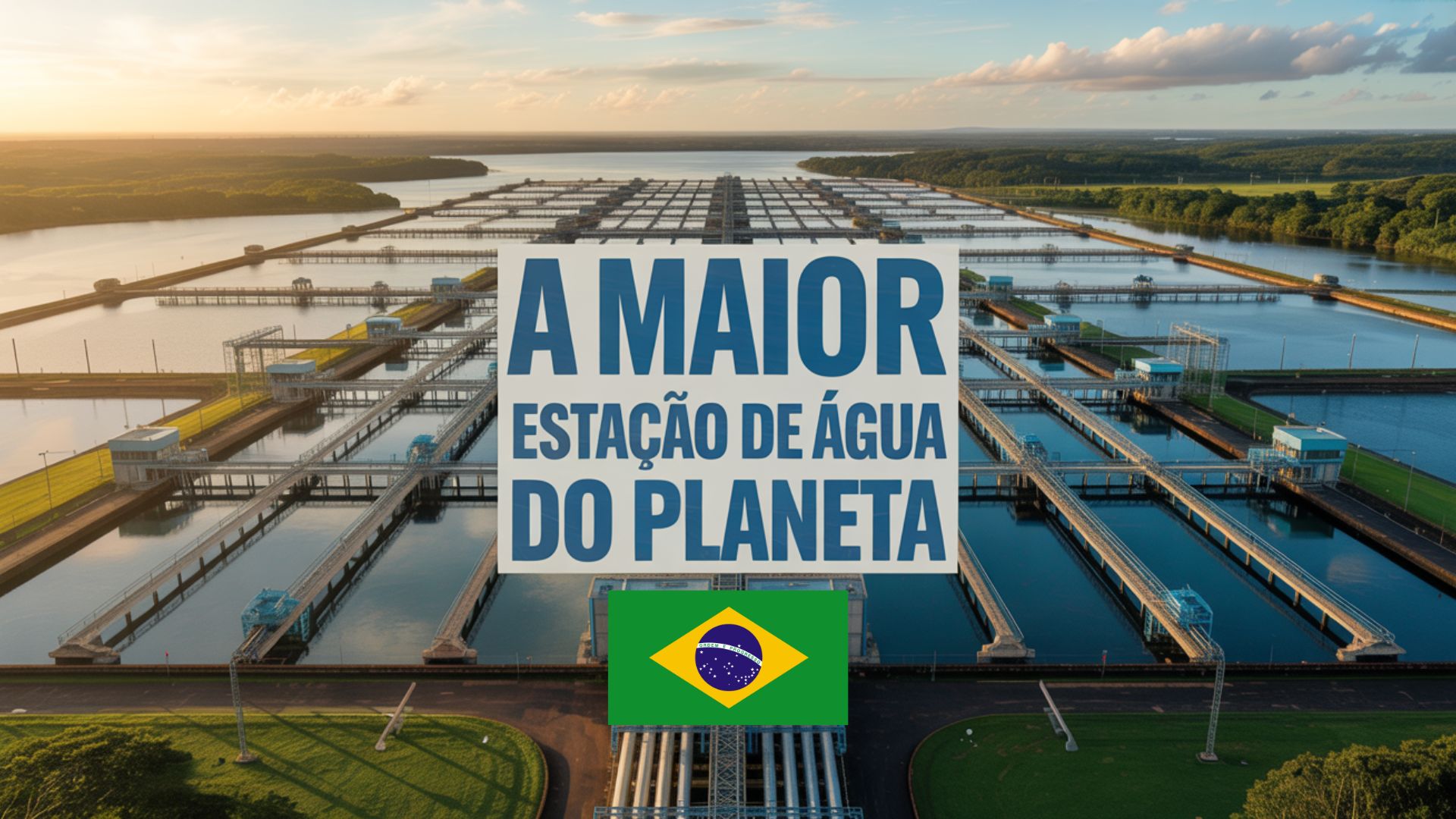 A Estação de Tratamento de Água do Guandu, no Rio, é a maior do mundo, abastece milhões e integra o Guinness World Records.