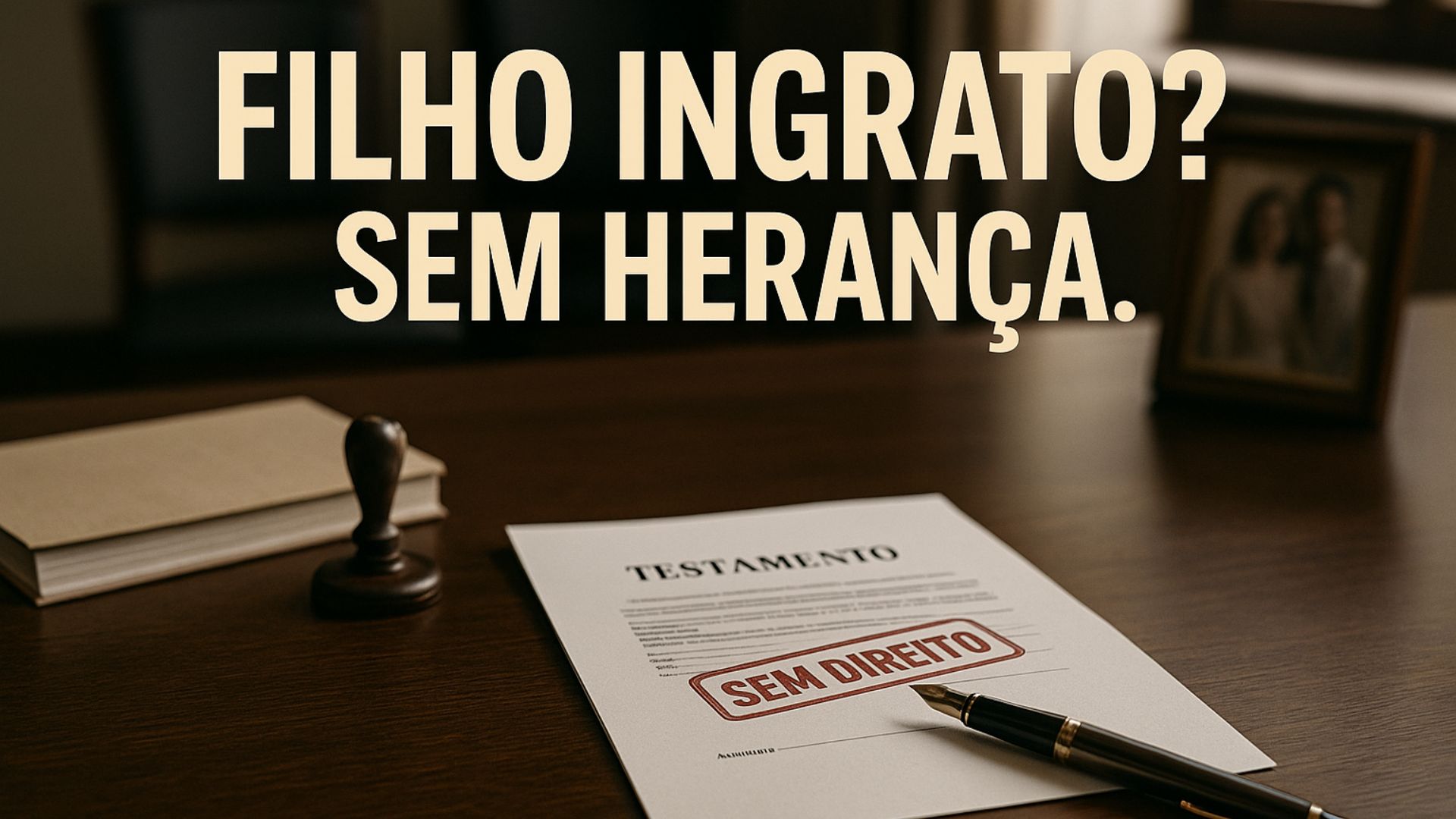 Novo Código Civil pode permitir exclusão de herdeiros por abandono afetivo e violência psicológica. Entenda as mudanças na lei.