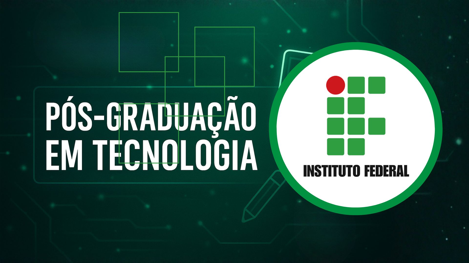 Inscrições abertas para pós-graduação 100% EAD em Tecnologias Aplicadas à Educação no IF Sudeste MG, com 150 vagas e seleção por sorteio público.