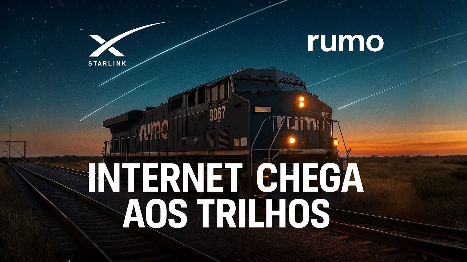 Rumo instala Starlink em 400 trens e leva internet via satélite da SpaceX às ferrovias brasileiras, elevando eficiência e segurança.