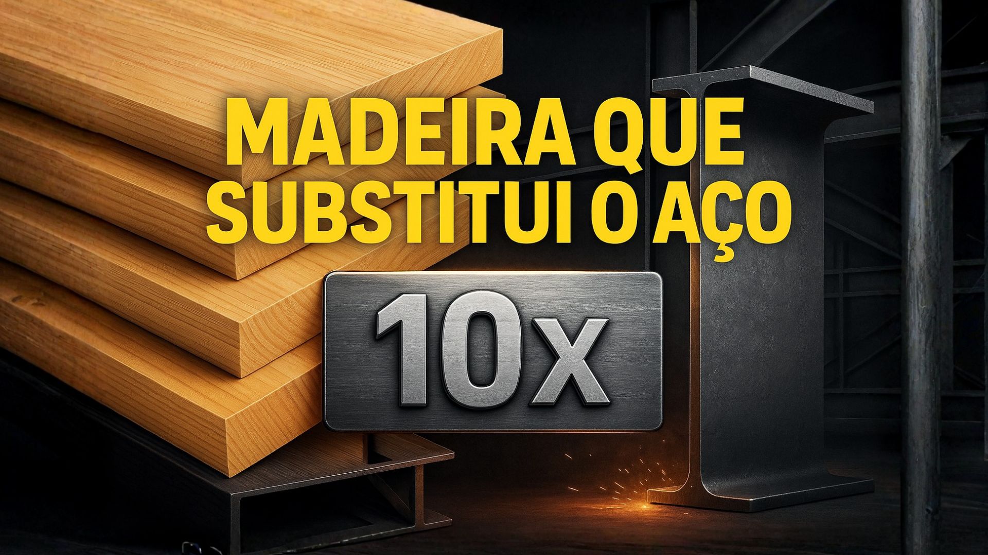 Superwood: nova madeira densificada supera o aço em leveza e resistência, com menor impacto ambiental e aplicações na construção.