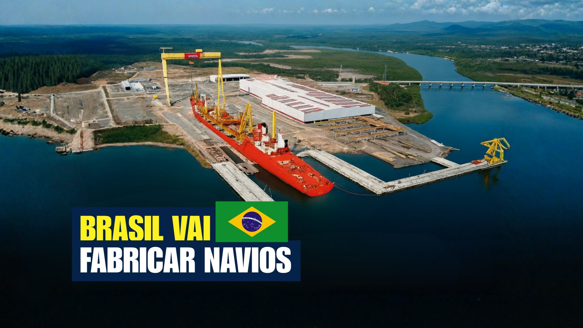 Retomada industrial da Petrobras no Estaleiro Enseada (BA) com R$ 2,58 bi em seis navios de apoio, geração de mais de 5 mil empregos e impulso à indústria naval brasileira.