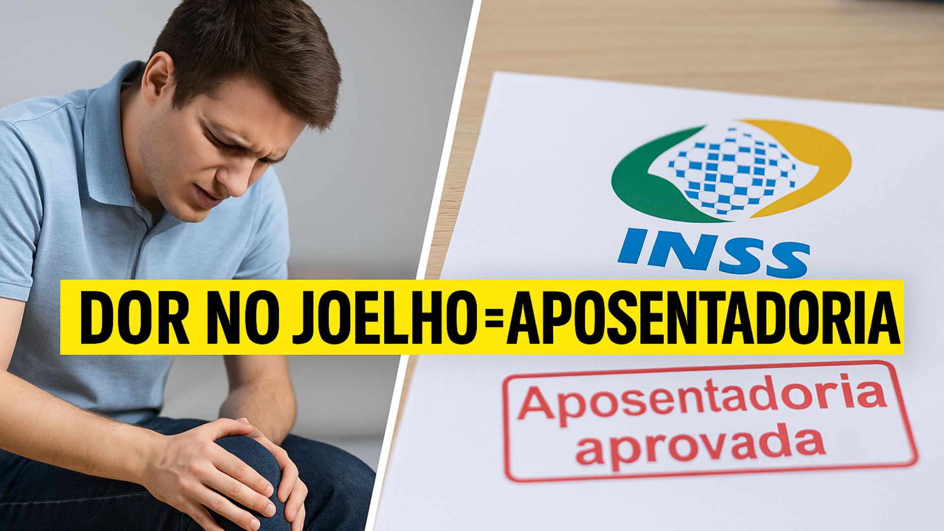 Homens com lesão no joelho podem se aposentar sem idade mínima, com 33 anos de contribuição, segundo a Lei Complementar 142 do INSS.