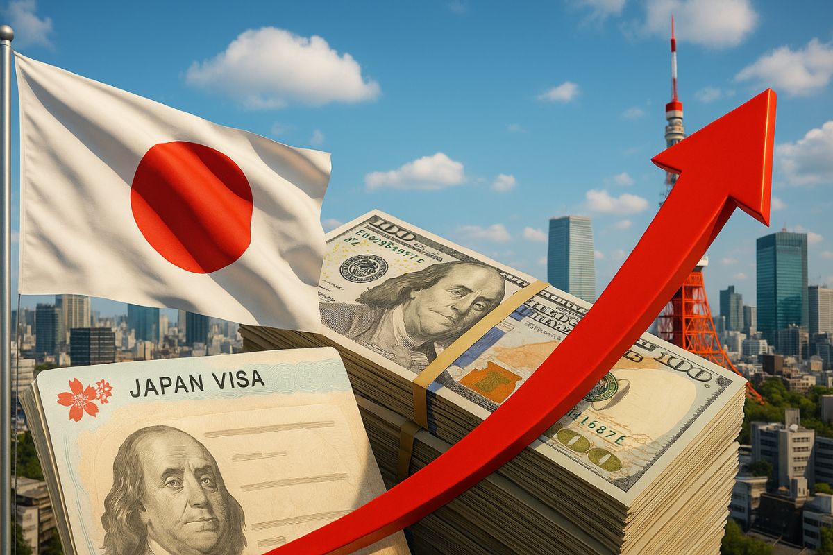 O Japão vai aumentar as taxas de visto após 45 anos; decisão do governo japonês busca equilibrar custos do turismo e se alinhar aos Estados Unidos.