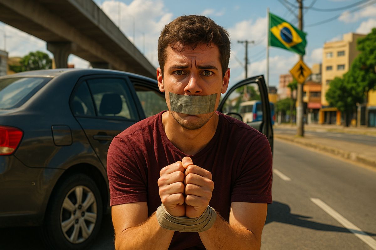 Jovem simula sequestro para extorquir pais, envolver a polícia e pagar dívidas de apostas em caso que revela padrão de extorsão familiar.