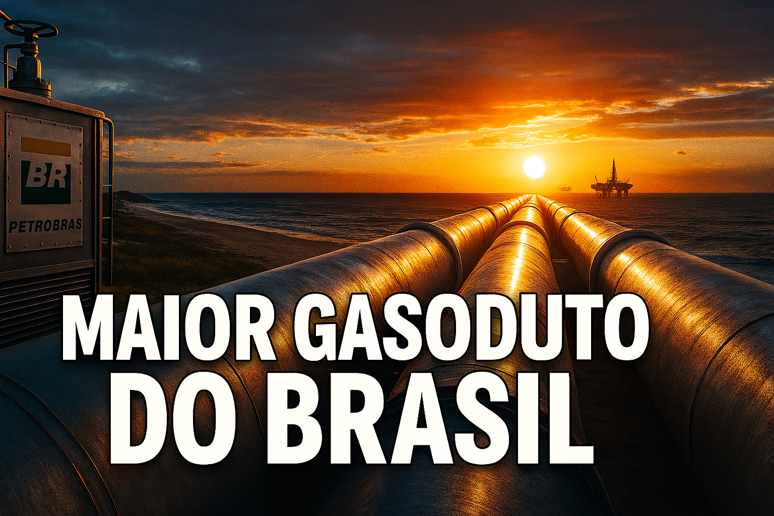 Maior gasoduto totalmente brasileiro já construído pela Petrobras tem 355 km, cruza o oceano a 2.200 metros de profundidade e transporta 18 milhões de m³ de gás por dia
