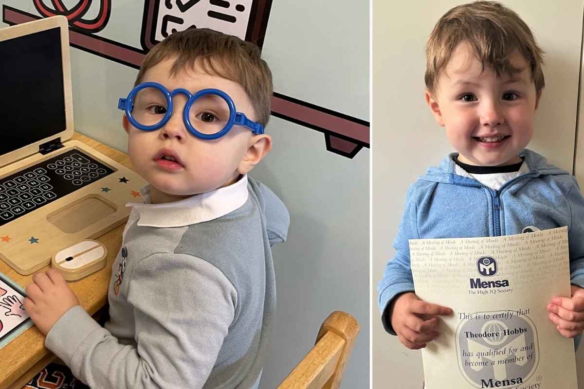 Menino superdotado do Reino Unido, Teddy Hobbs, criança prodígio aceita na Mensa após alcançar QI alto e impressionar com sete idiomas.