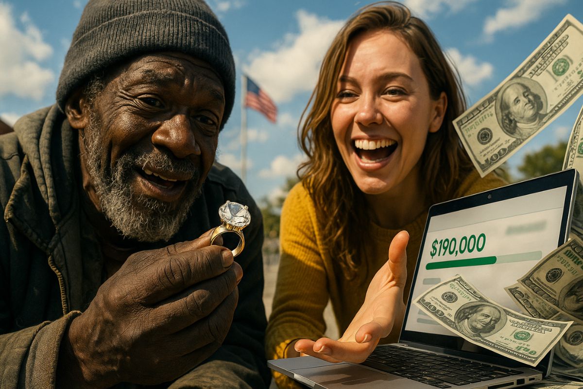 Em Kansas City, a honestidade de um morador de rua que devolveu um anel de diamante gerou uma vaquinha online e mudou sua vida para sempre.