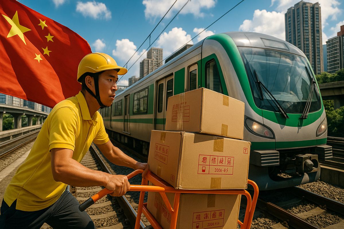 Uma cidade chinesa transforma o metrô em rota de entregas com robôs autônomos, revolucionando a logística urbana e reduzindo custos operacionais.