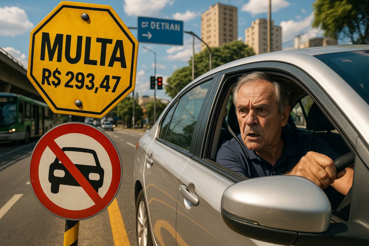 A nova lei da CNH exige que motoristas acima de 50 anos façam a renovação periódica da habilitação, sob risco de multa gravíssima de R$ 293,47.