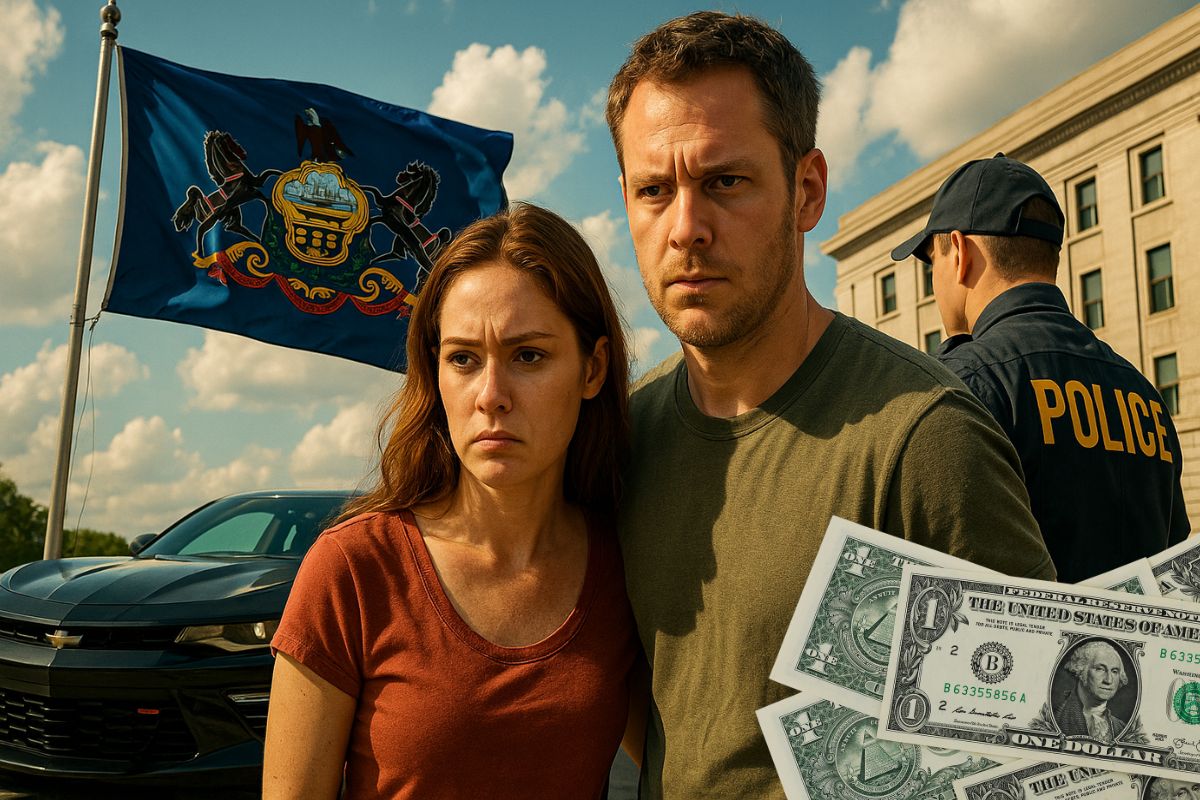 Casal da Pensilvânia gasta depósito errado do banco em luxo e enfrenta acusações de roubo — um alerta sobre ganância e responsabilidade financeira.