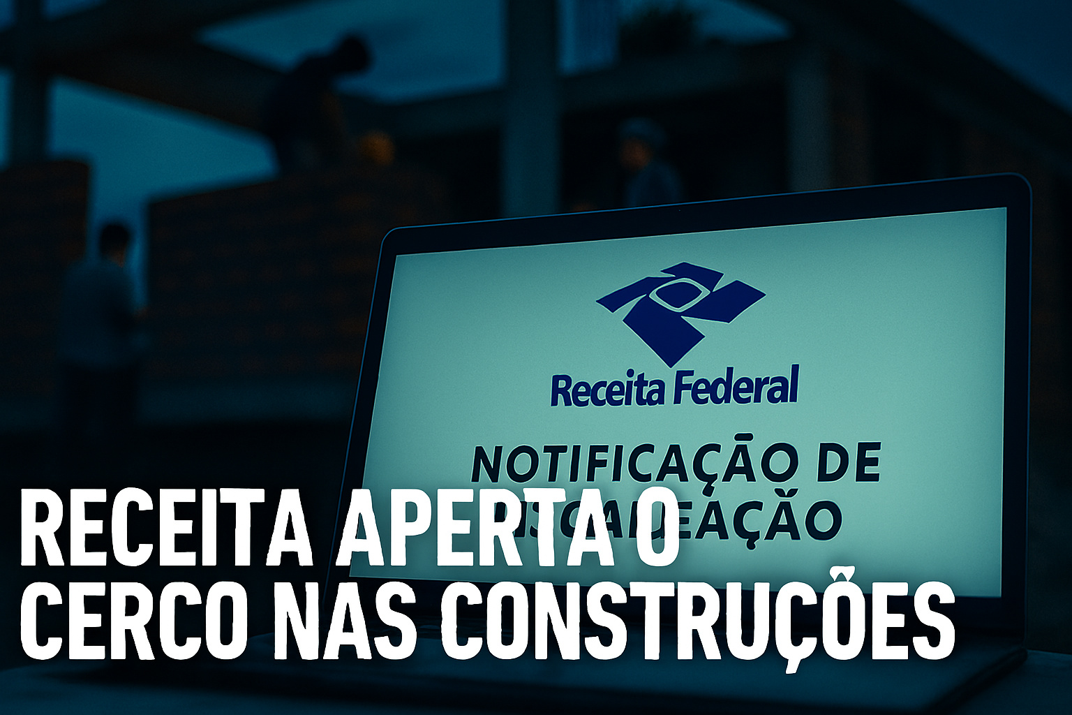 Receita Federal inicia ofensiva contra donos de obras e envia milhares de notificações: quem construiu nos últimos 4 anos pode receber multas de até 225% do valor declarado e ter CPF bloqueado