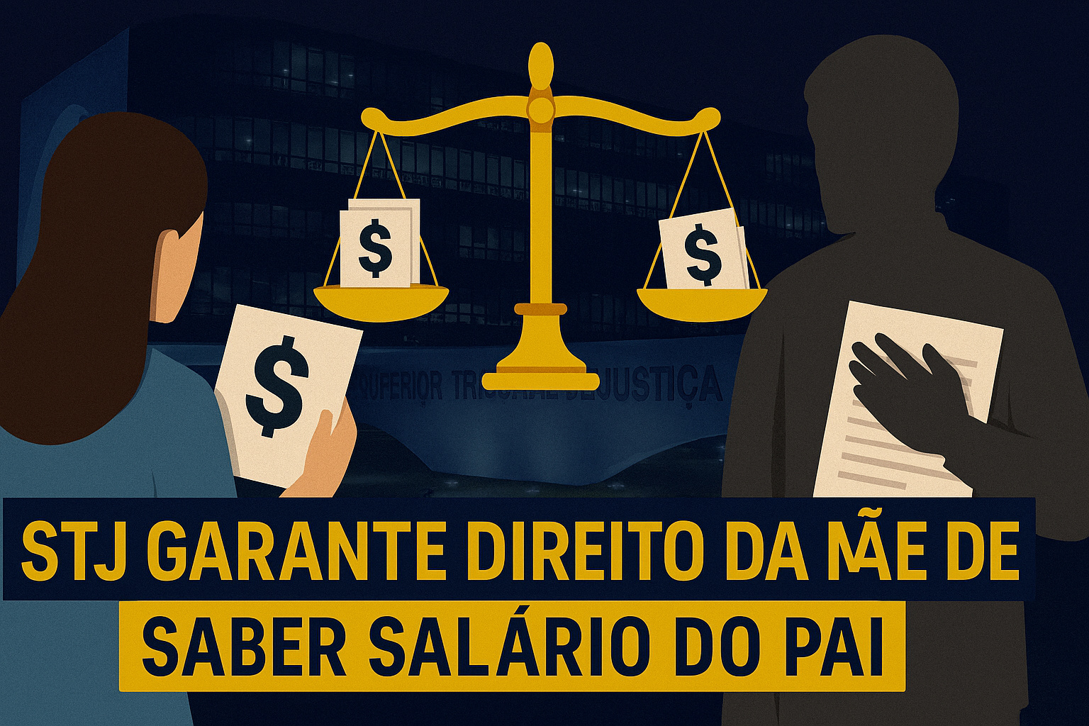 STJ decide que mãe tem direito de saber valores do salário do pai para cálculo da pensão e evitar manobras de ocultação de renda