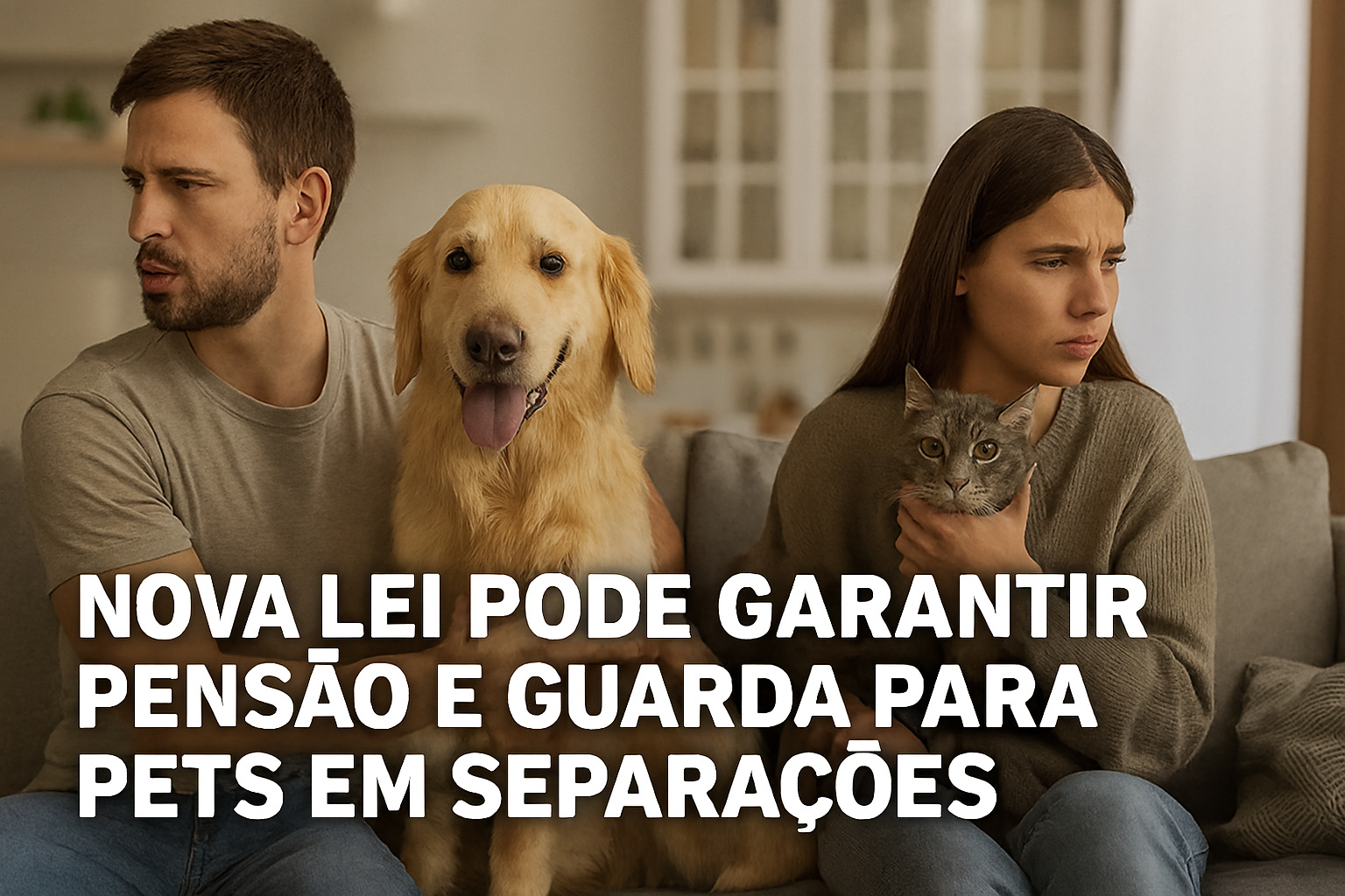 Se o Projeto de Lei 179/2023 for aprovado, animais de estimação como gato, cachorro e até coelhos passam a ter direito à pensão alimentícia