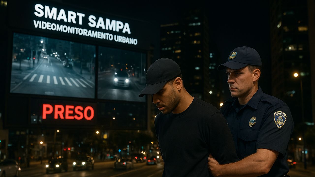 Smart Sampa prende mais de 2 mil foragidos em São Paulo com câmeras de segurança e videomonitoramento urbano eficiente.