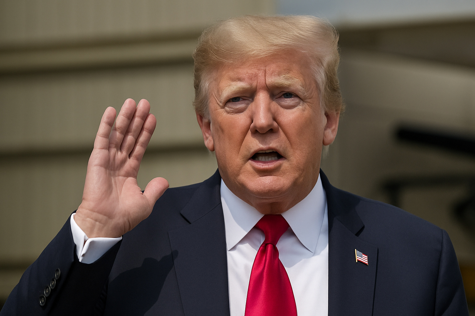 Donald Trump faz discurso firme sobre disputa comercial entre EUA e China, com foco nas terras raras e nas tarifas sobre produtos chineses.