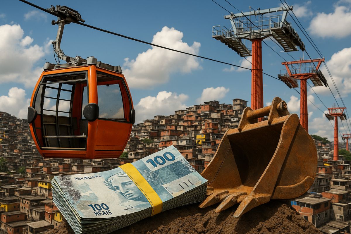 O Teleférico do Alemão passa por reforma de R$ 115 milhões, troca cabos e moderniza estações para tentar retomar a operação em 2025.