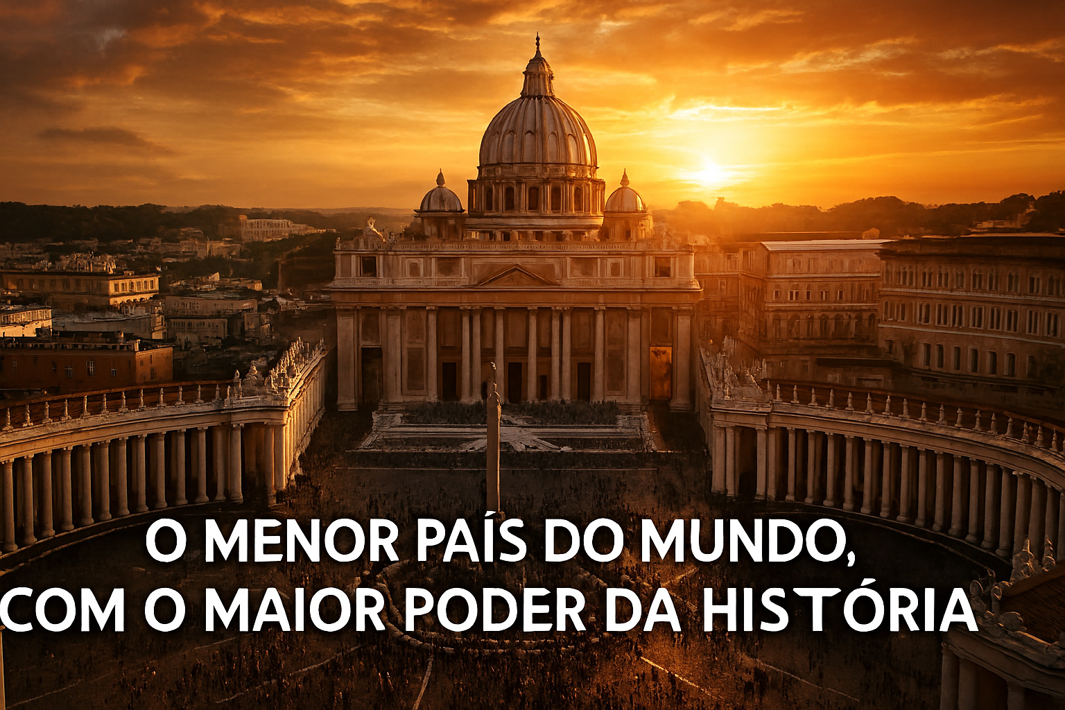 Com 0,44 km², 10 mil funcionários e 6 milhões de visitantes por ano, o Vaticano é o menor país do mundo e uma das maiores concentrações de arte e poder da história
