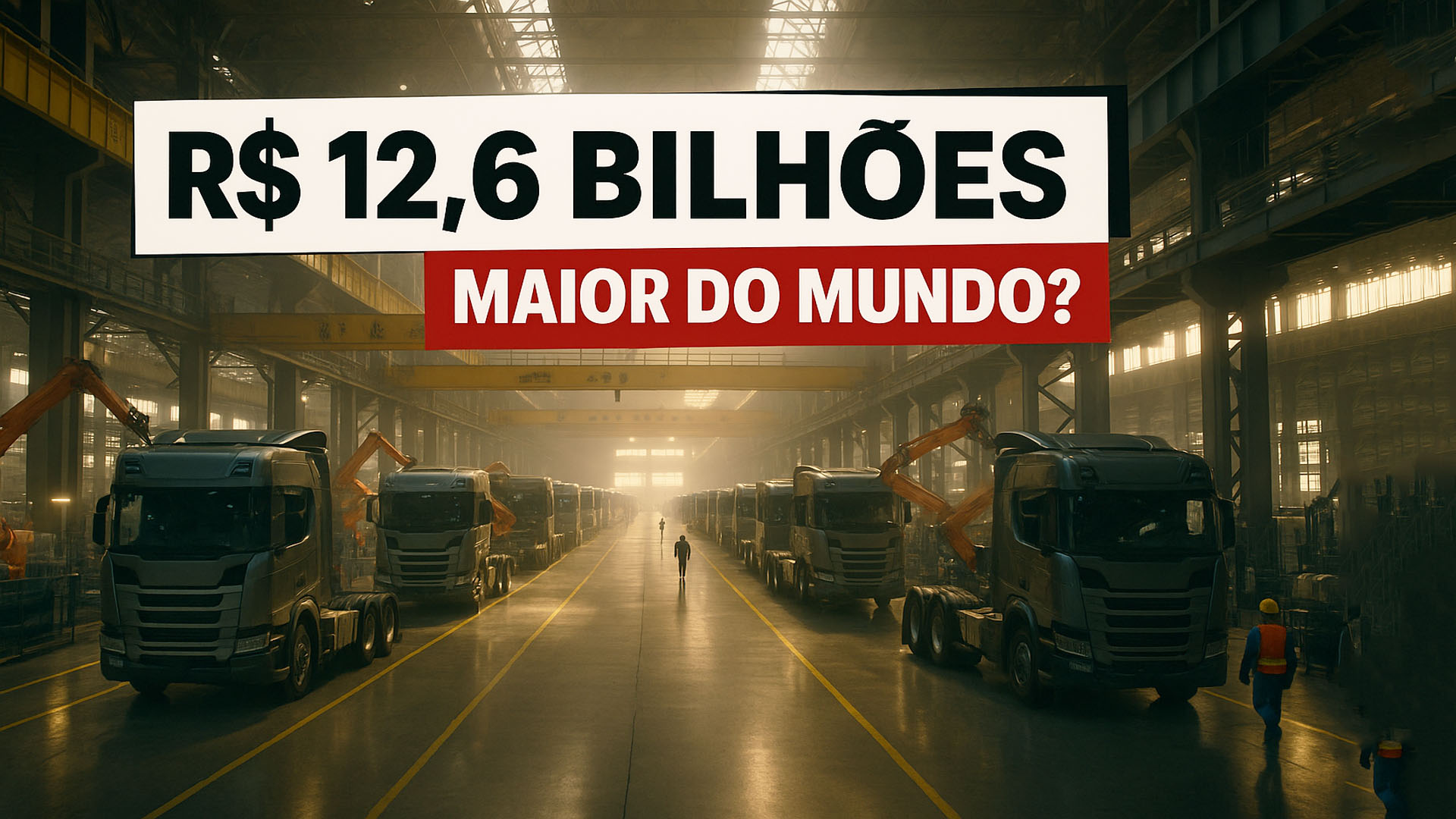 Volkswagen aposta R$ 12,6 bilhões e inaugura megafábrica da Scania