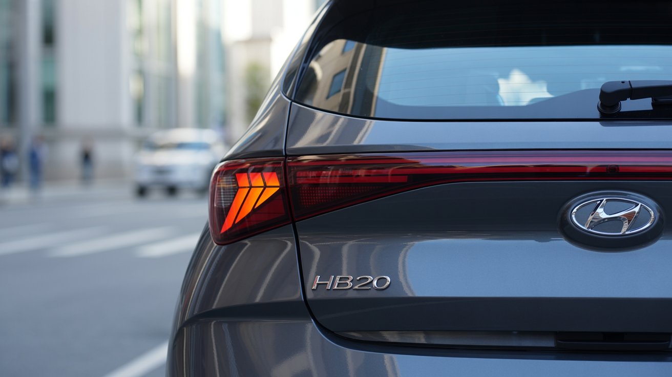 Novo Hyundai HB20 2026 traz visual futurista, motor 1.0 turbo, tecnologia híbrida-leve e disputa mercado com Polo, Onix e Yaris.